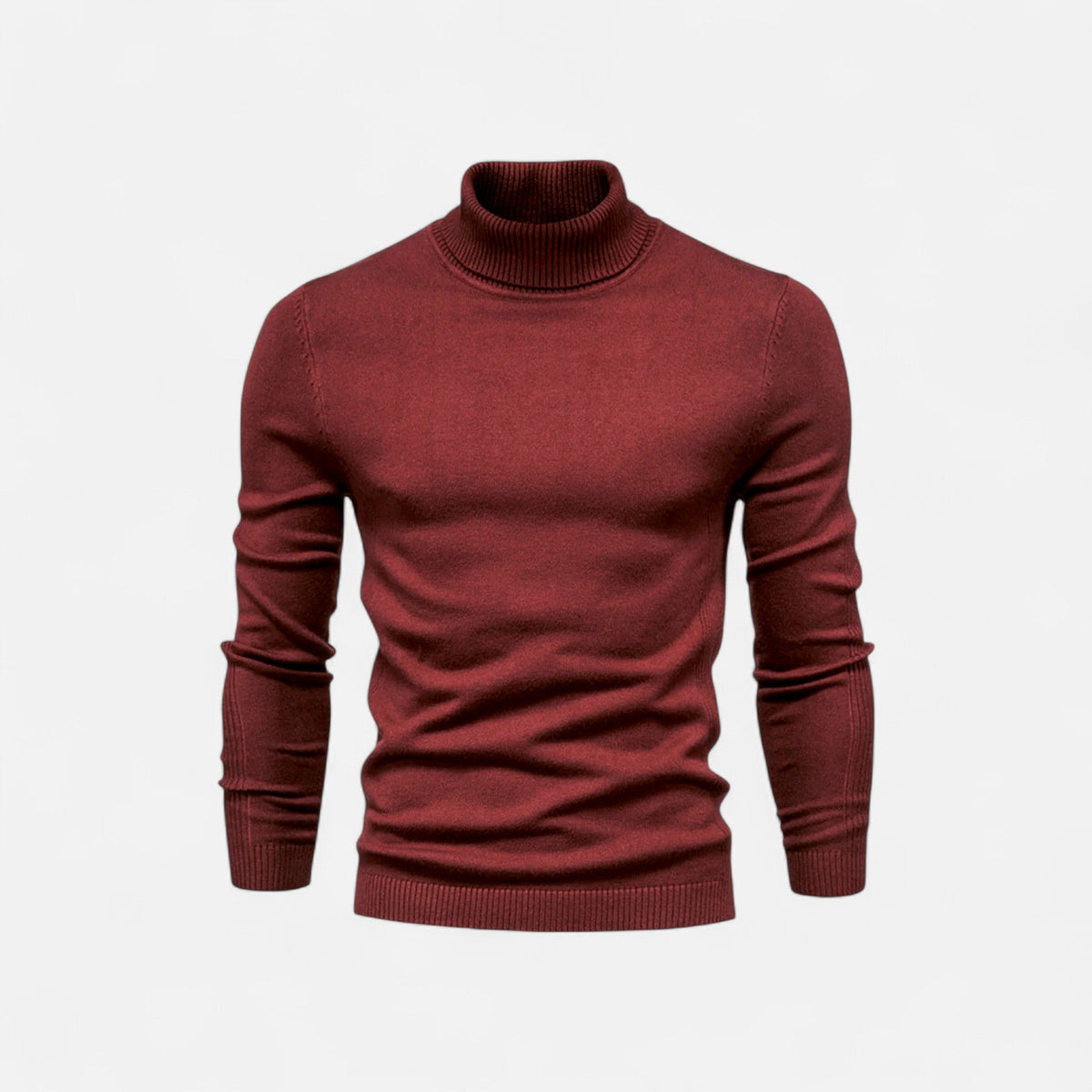 Ancienne Monde | Pull Col Roulé Homme en Coton Premium