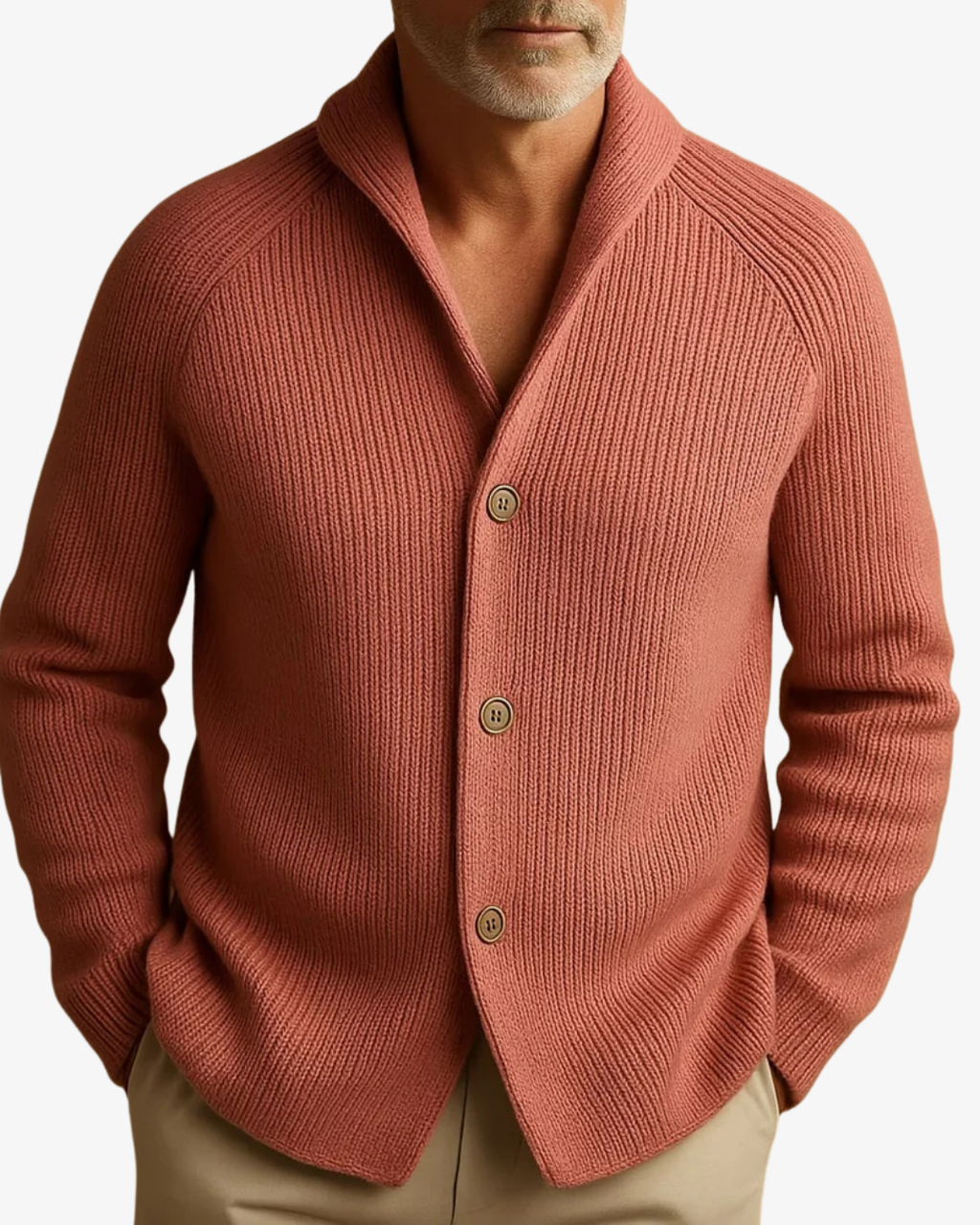 Cardigan Homme – Boutonnage Tailleur et Silhouette Structurée Intemporelle