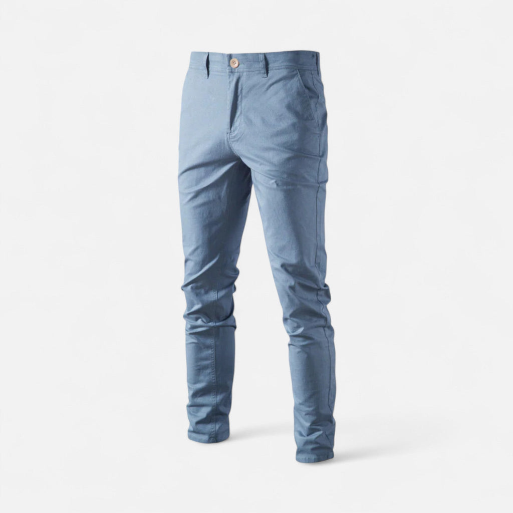 Chino en Coton Homme – Coupe Ajustée et Style Décontracté Chic au Quotidien