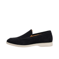 Mocassins en daim pour homme — semelle en caoutchouc — confort quotidien
