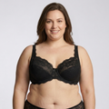Soutien-gorge grande taille pour femme avec armatures et détails en dentelle