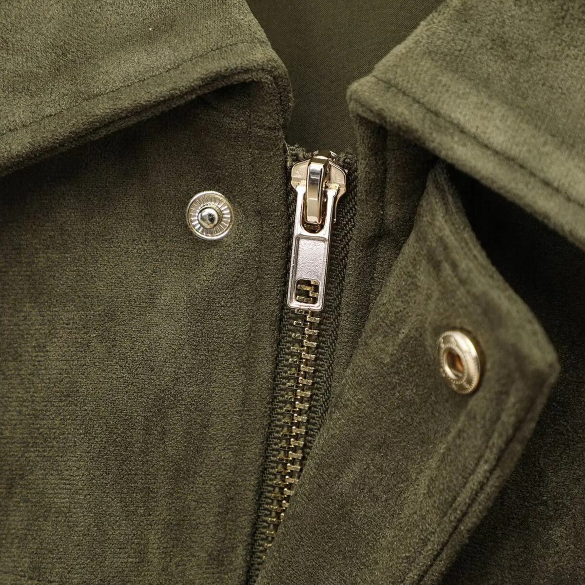 Ancienne Monde | Veste Bomber Vintage Zippée pour Femme
