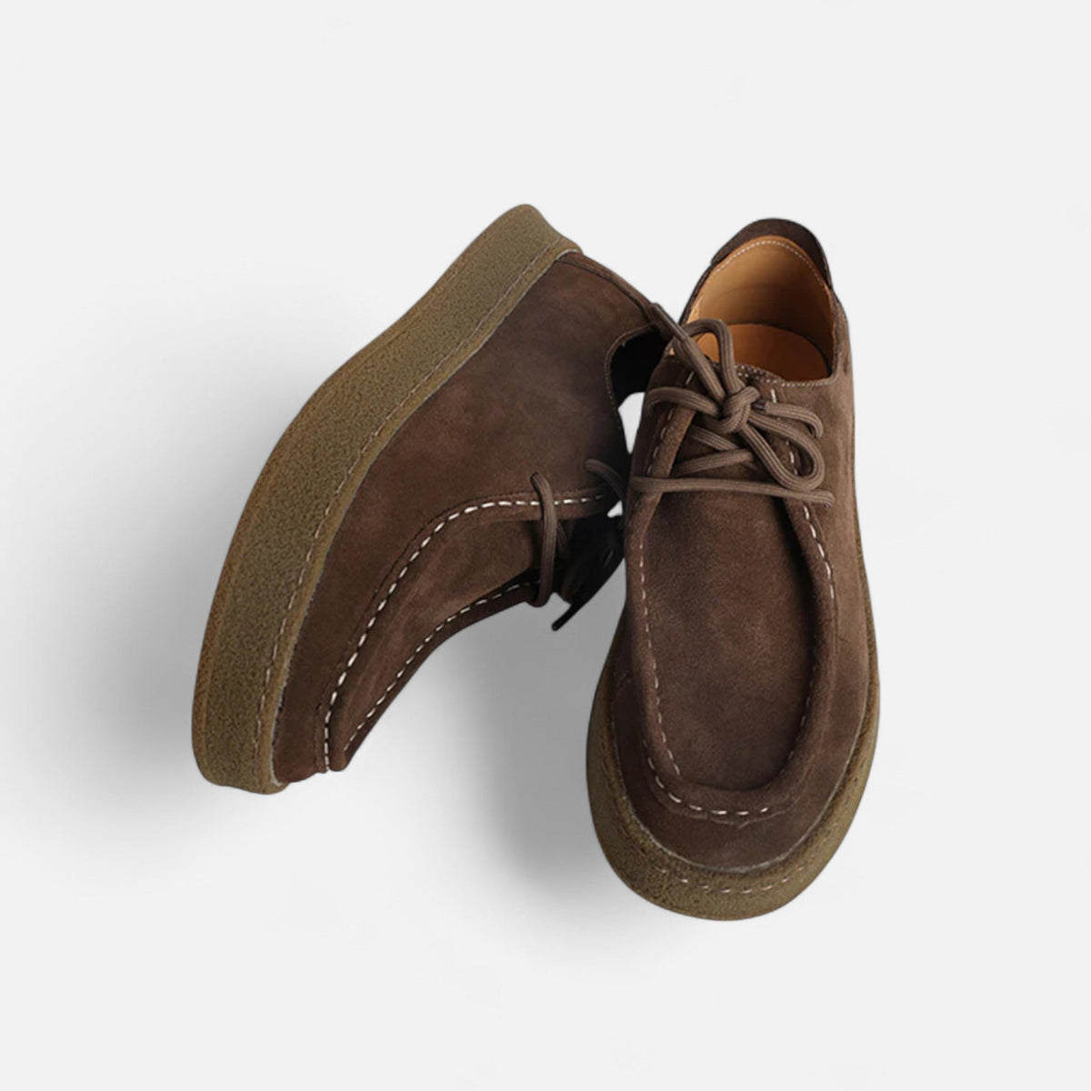 Ancienne Monde | Chaussures Oxford en Cuir Daim Homme