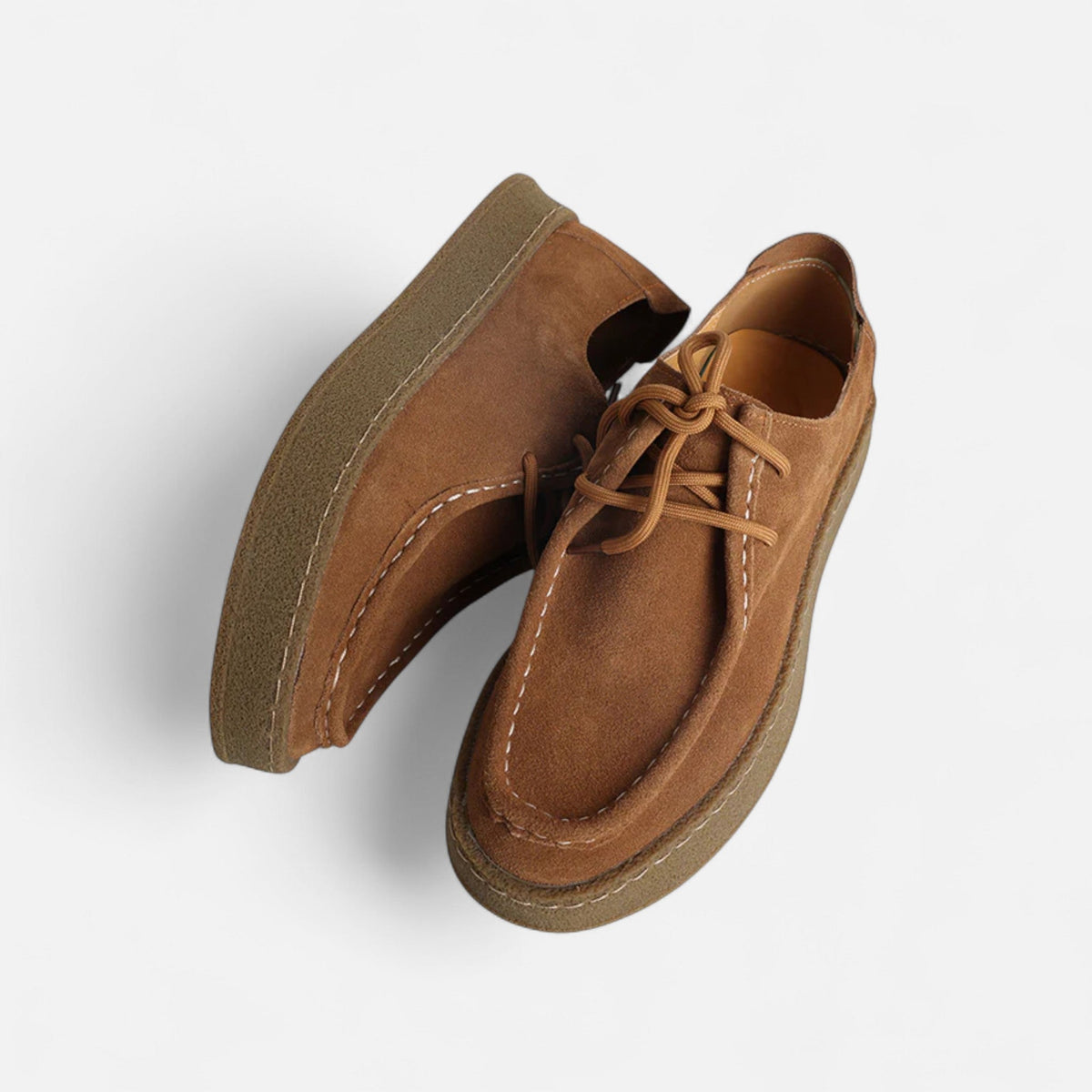 Ancienne Monde | Chaussures Oxford en Cuir Daim Homme