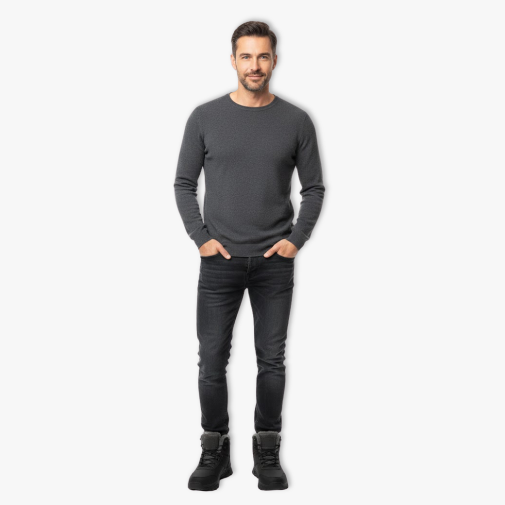 Bottes de Neige Homme – Bottes d’Hiver Chaudes avec Doublure Peluche pour Randonnée