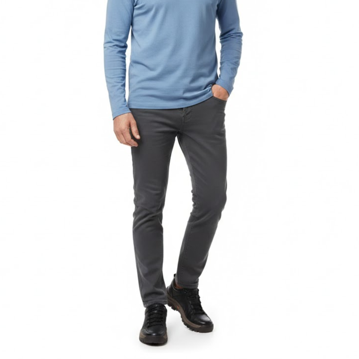 Chaussures de randonnée pour homme baskets de marche cuir extérieur antidérapantes