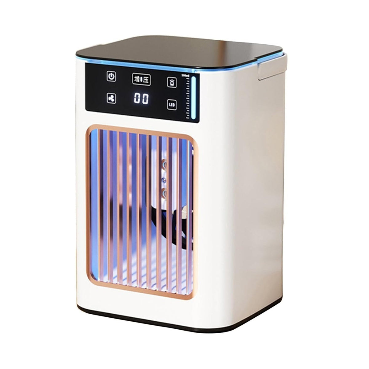 USB Mini Air Conditioner with Misting, 3 Speeds, and Personal Cooling