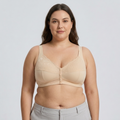 Soutien-gorge grande taille pour femme avec fermeture à l'avant sans armatures