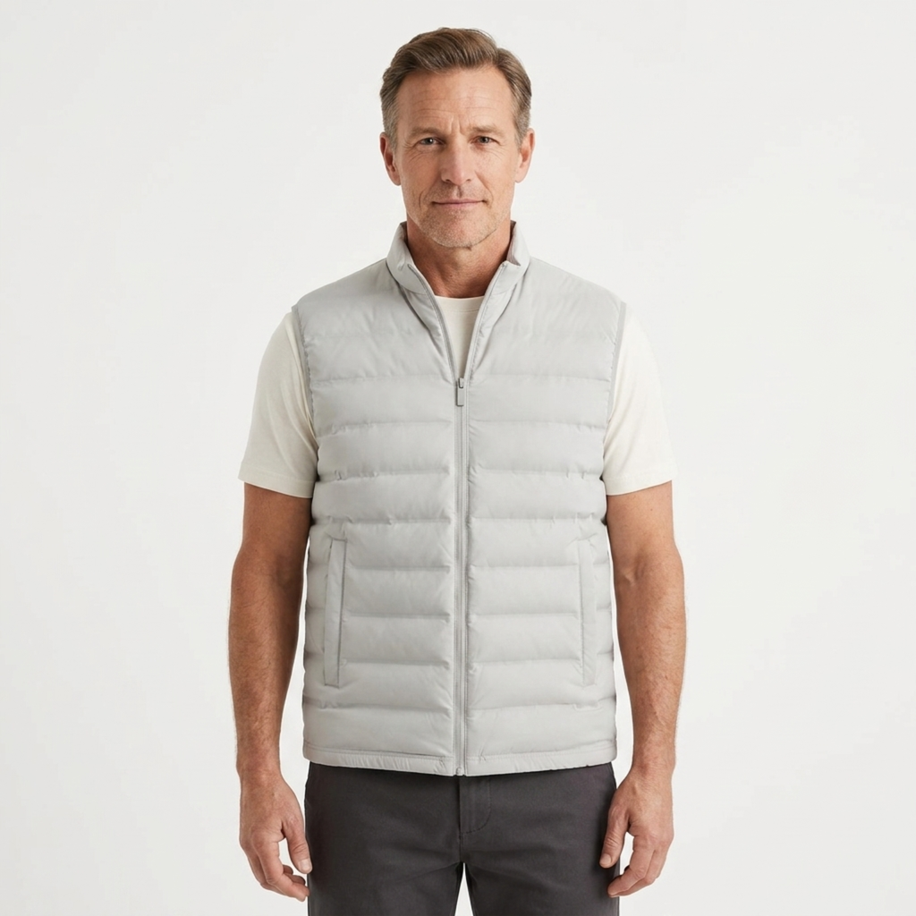 Gilet sans manches homme — coupe ajustée — extérieur et loisirs
