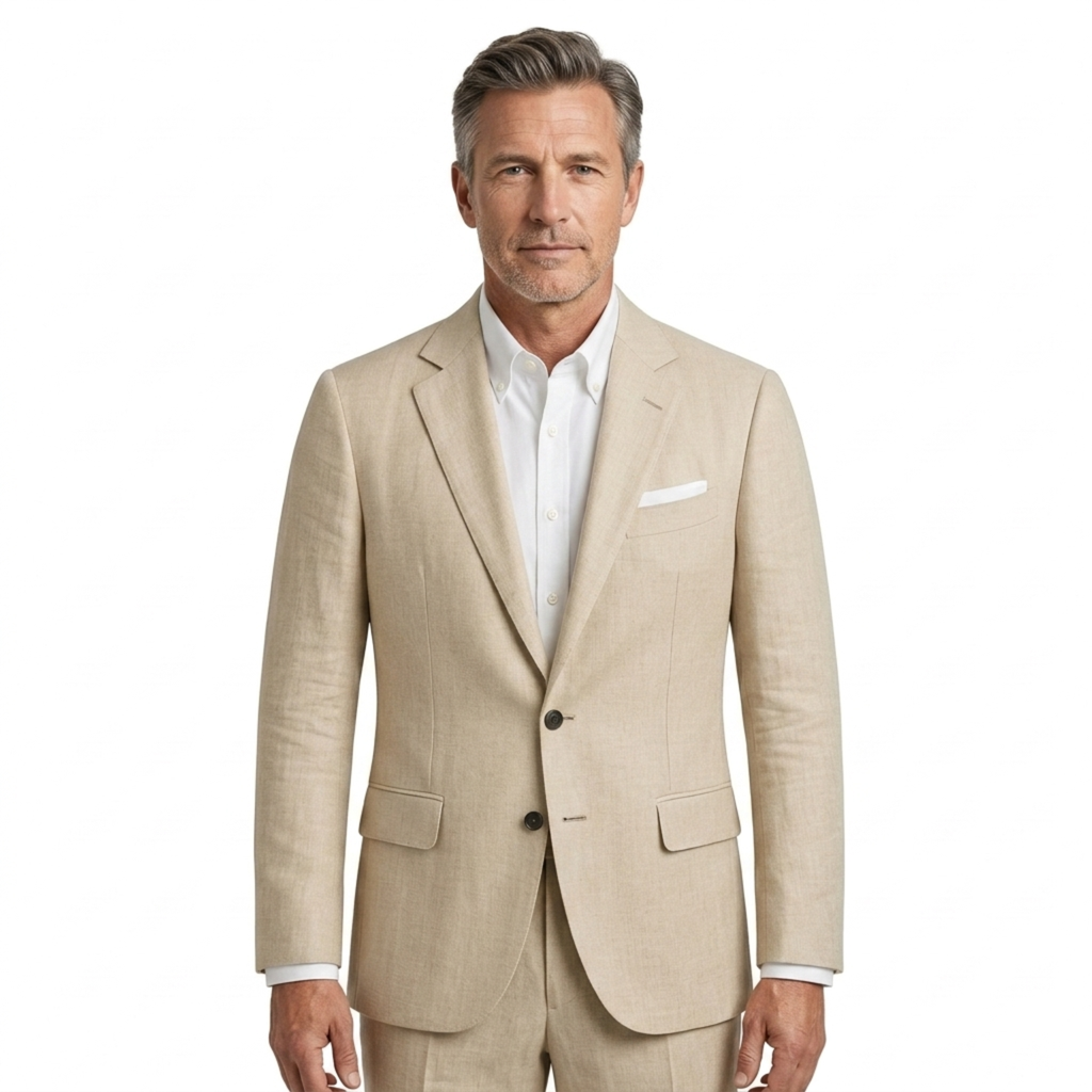 Veste blazer homme — style classique ajusté — bureau