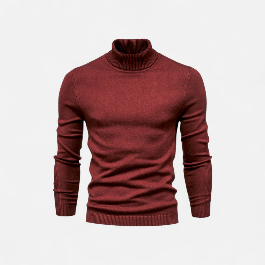 Ancienne Monde | Pull Homme Col Roulé en Coton Style Intemporel