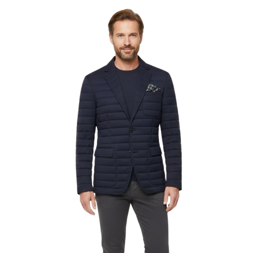 Veste de costume homme ajustée et sophistiquée – Style britannique classique, manteau d’hiver