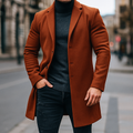 Trench Laine Homme – Coupe Sculptée Tombé Fluide Élégance Intemporelle