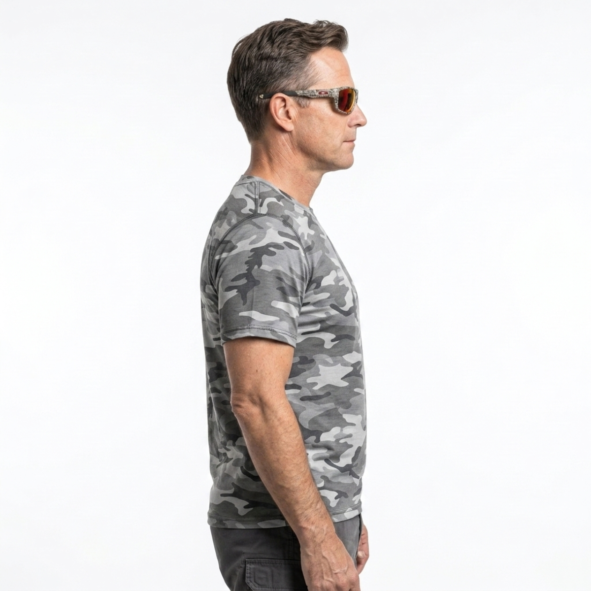 Lunettes de soleil sport — verres polarisés et monture camouflage