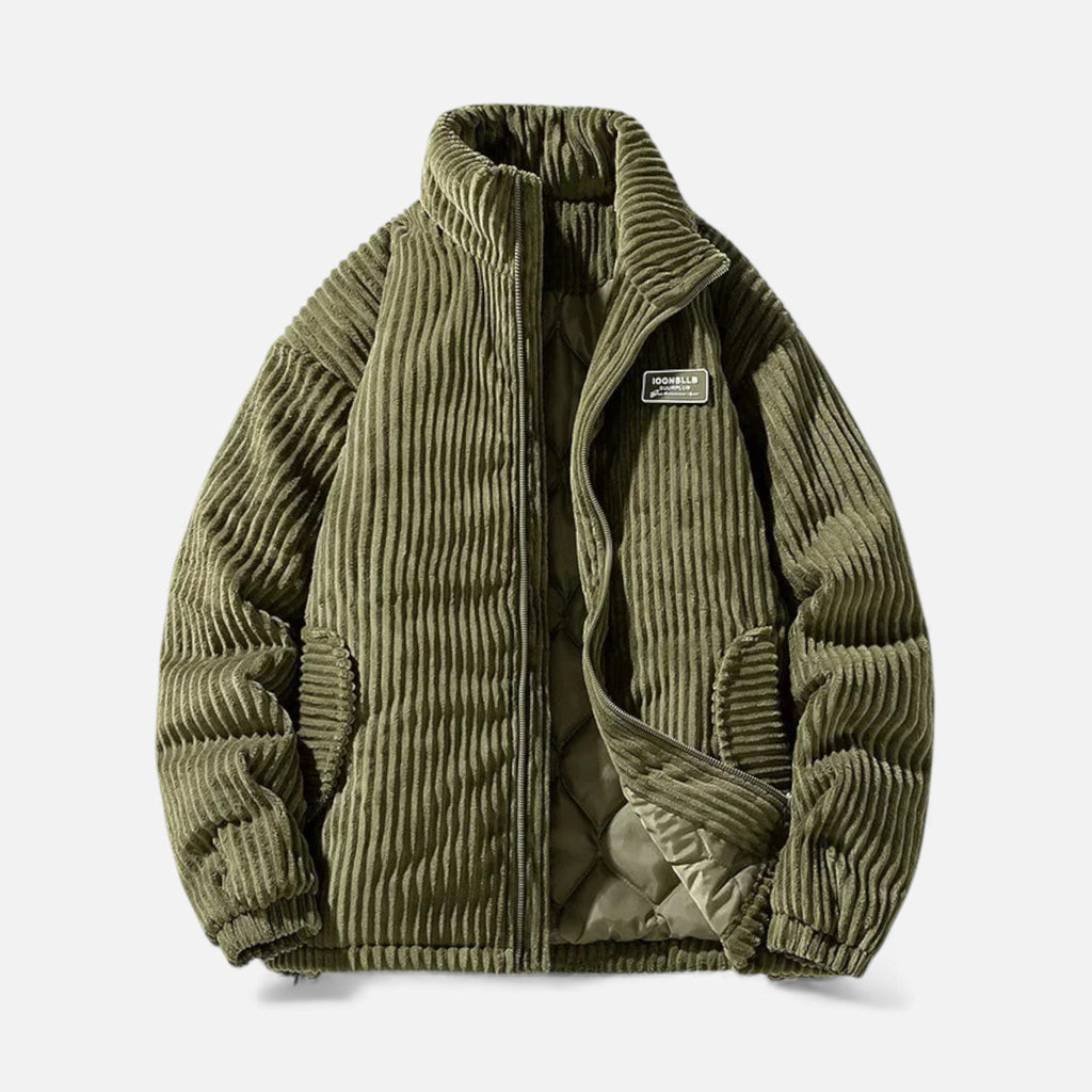 Ancienne Monde | Parka Homme en Velours Côtelé Hiver