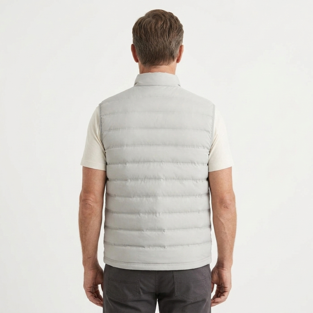 Gilet sans manches homme — coupe ajustée — extérieur et loisirs