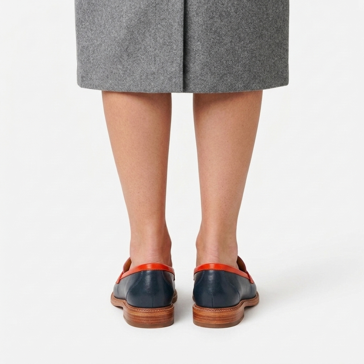Mocassins multicolores semelle plate quotidien
