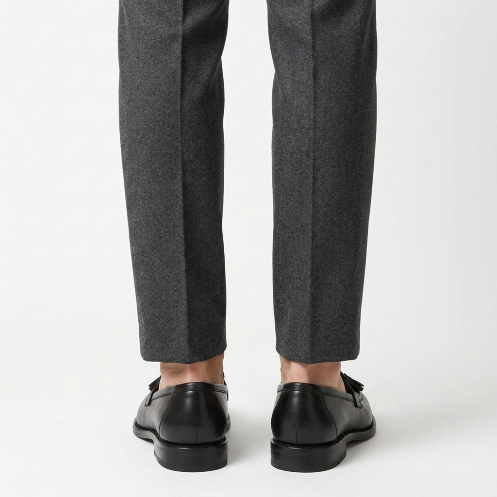 Souliers tressés homme — mocassins slip-on pour le bureau