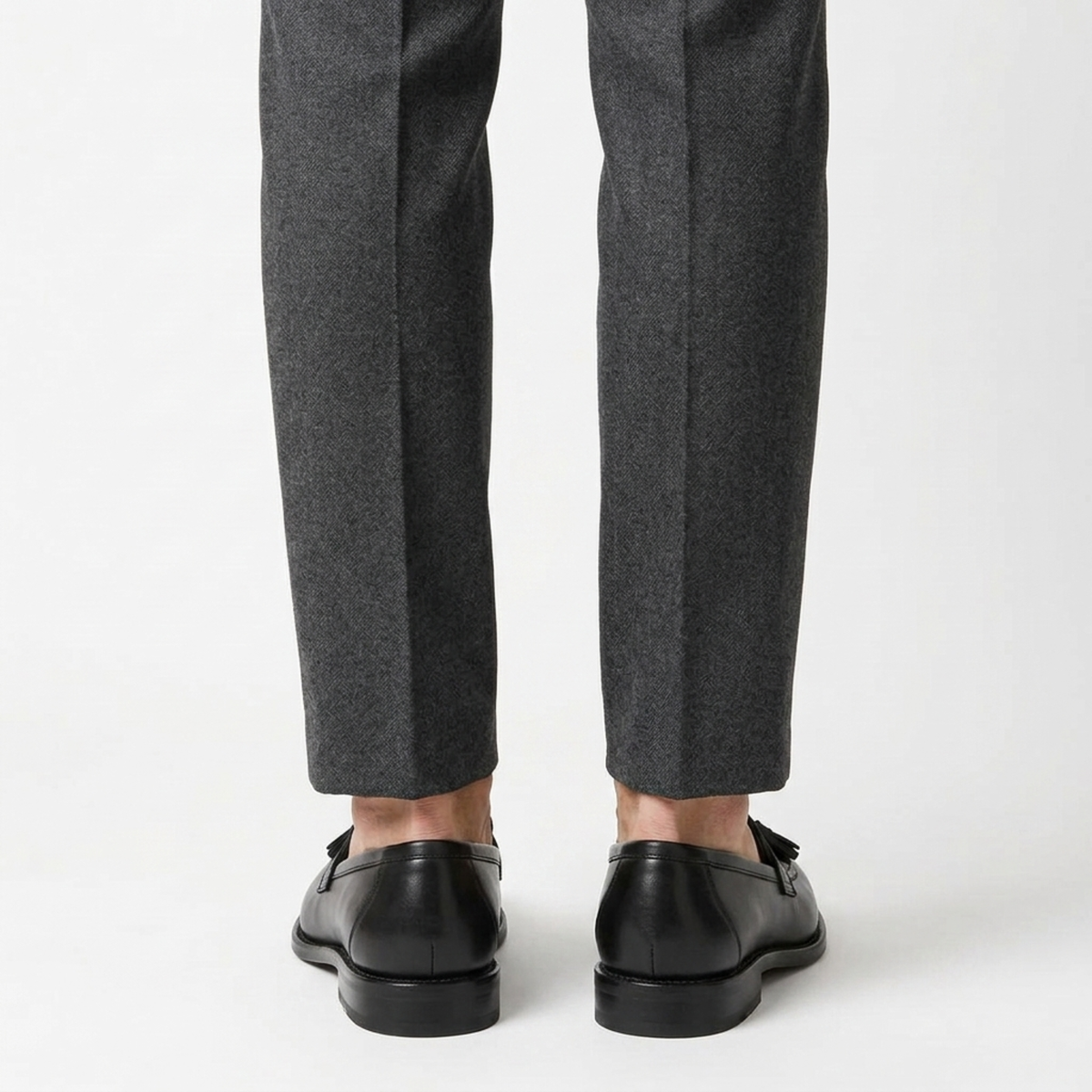 Souliers tressés homme — mocassins slip-on pour le bureau