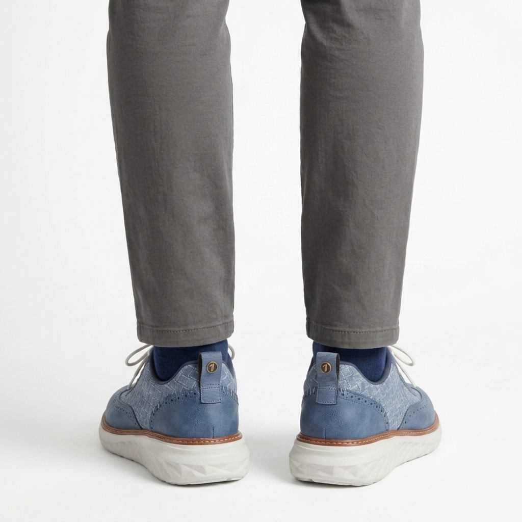 Sneakers cuir véritable — chaussures de marche confortables — loisirs