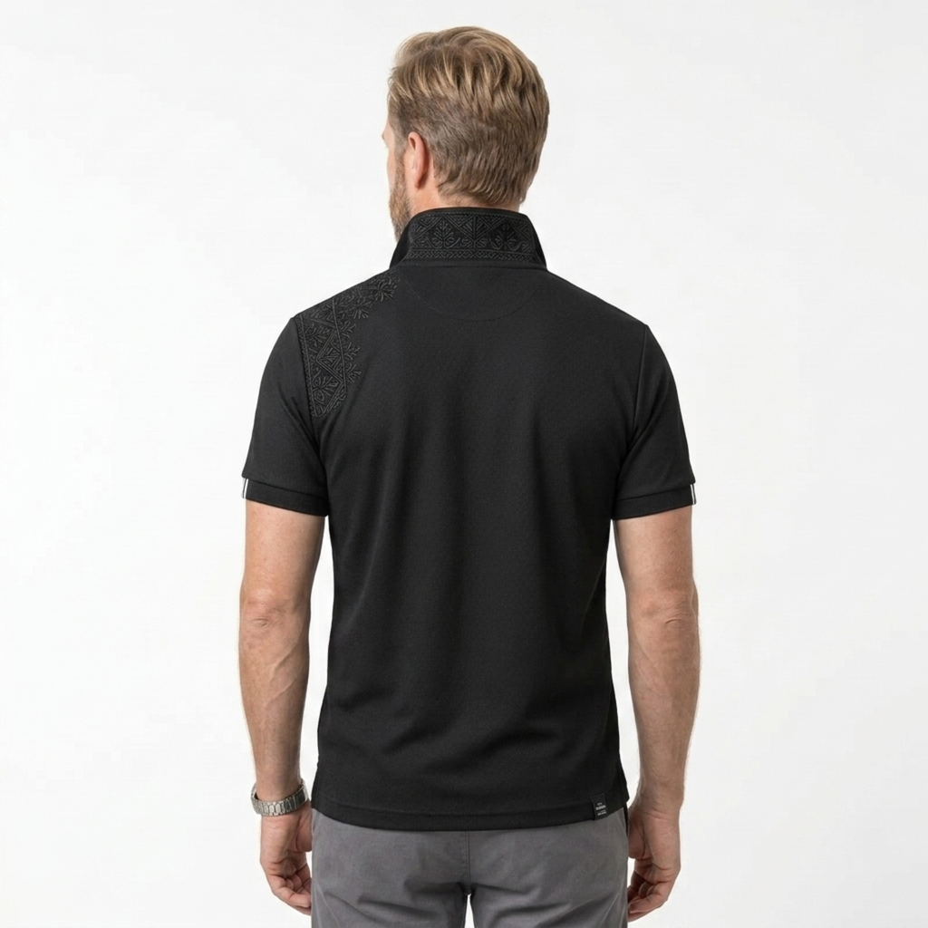 Polo d'été pour hommes — manches courtes et coupe classique — style décontracté