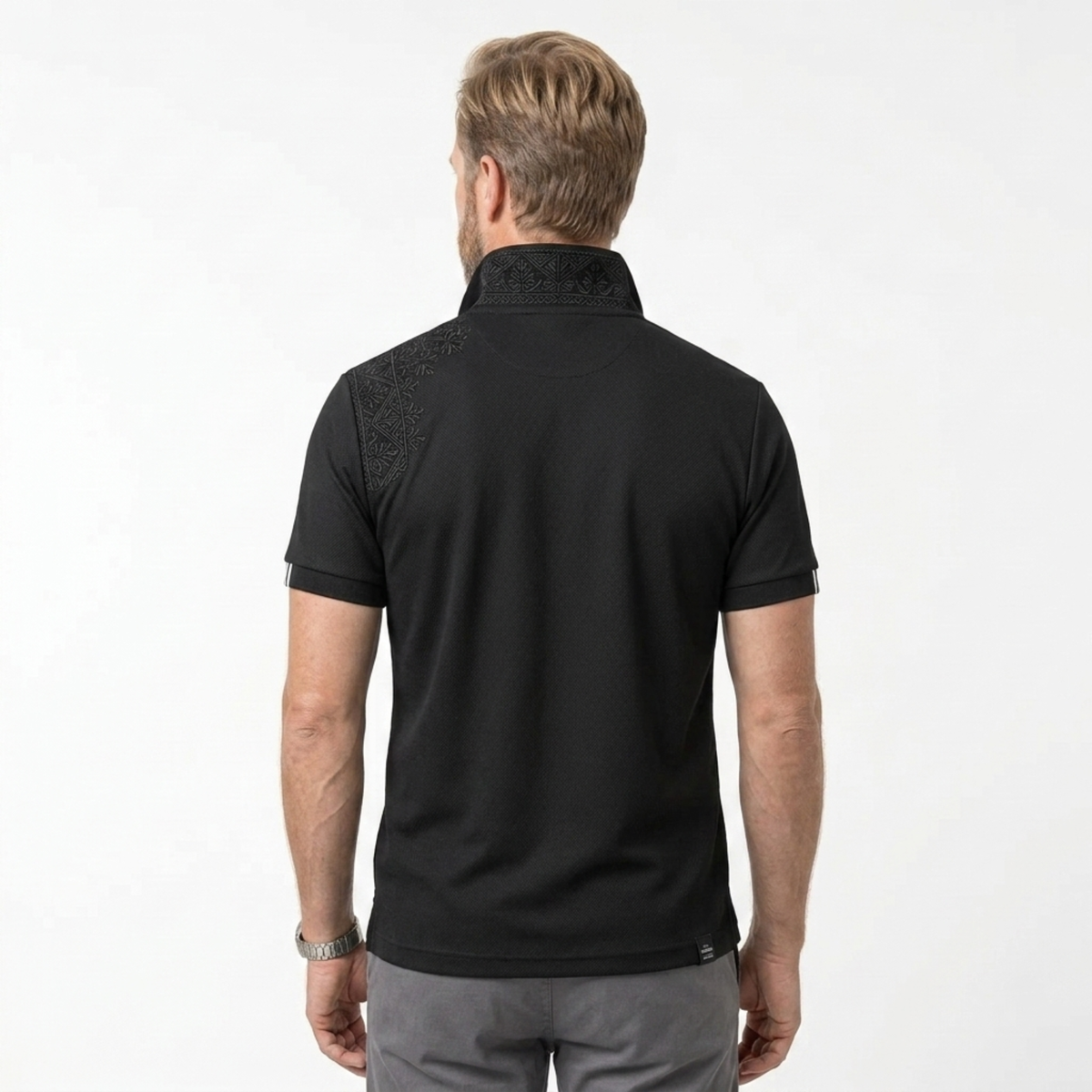 Polo d'été pour hommes — manches courtes et coupe classique — style décontracté