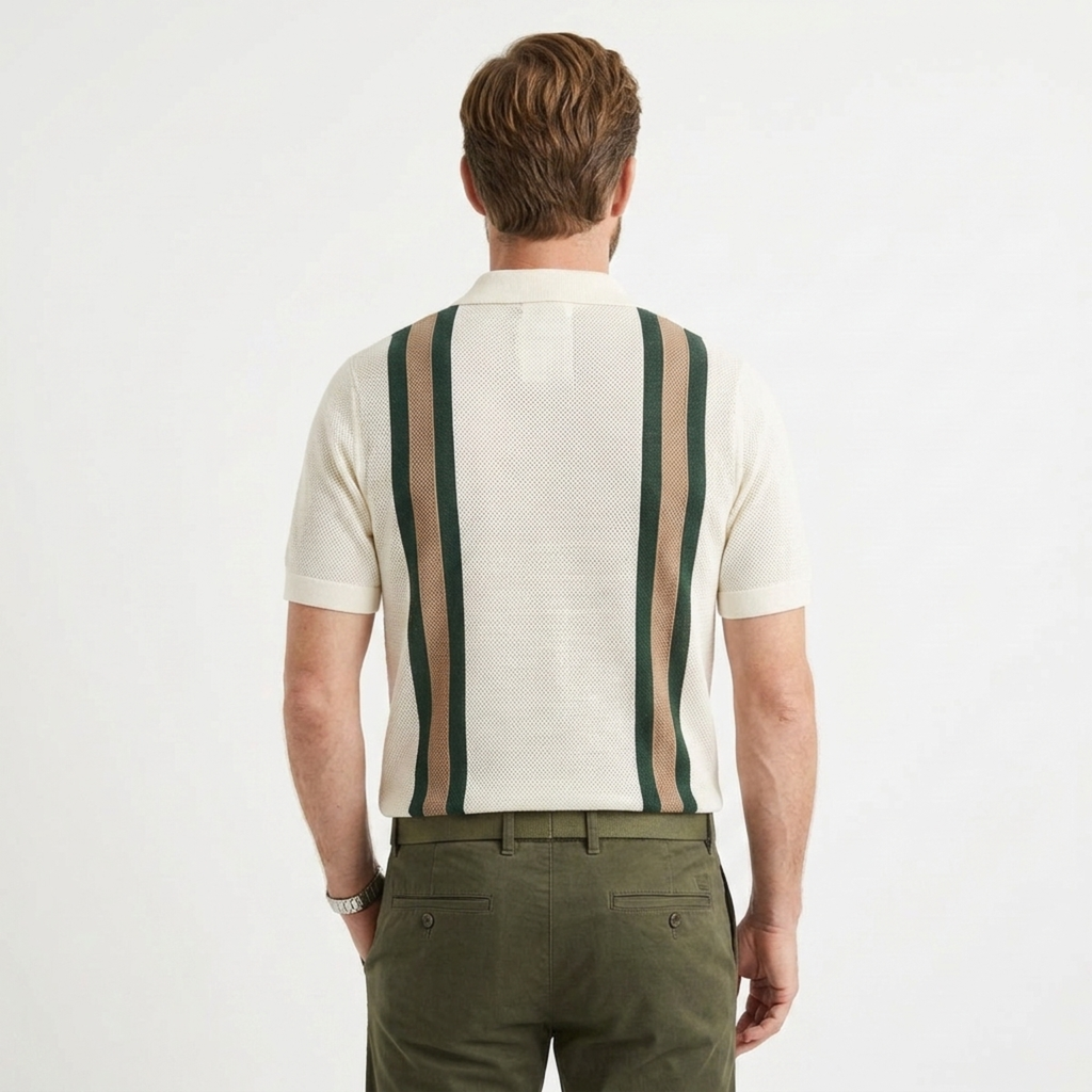 Haut en maille rayé pour homme — vacances