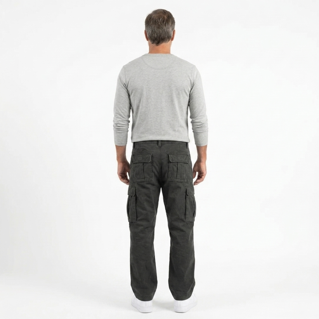Pantalon cargo homme — coupe décontractée — usage quotidien