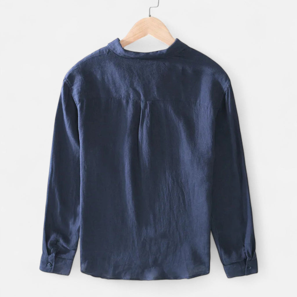 Ancienne Monde | Chemise Homme Lin Col Carré