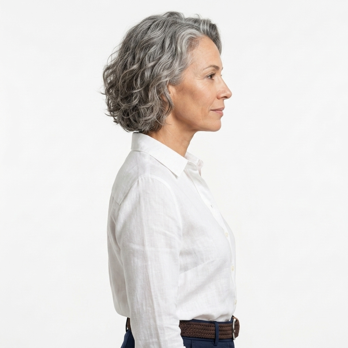 Ceinture tressée homme — finitions en cuir — réglable et décontractée