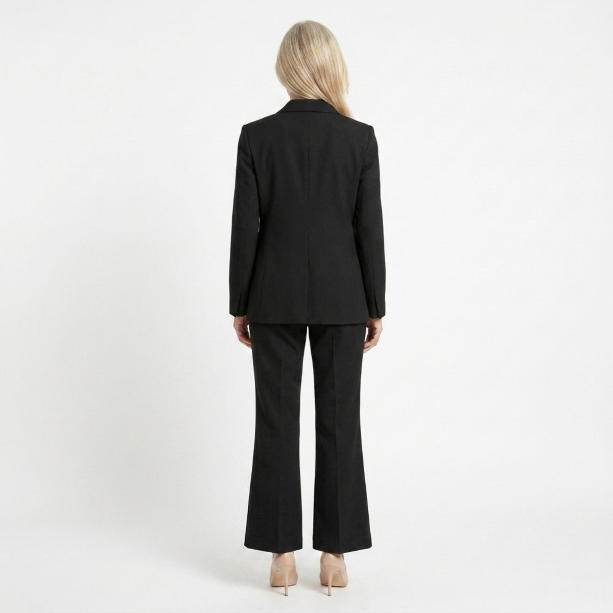 Costume femme veste et pantalon — coupe ajustée deux pièces — formel