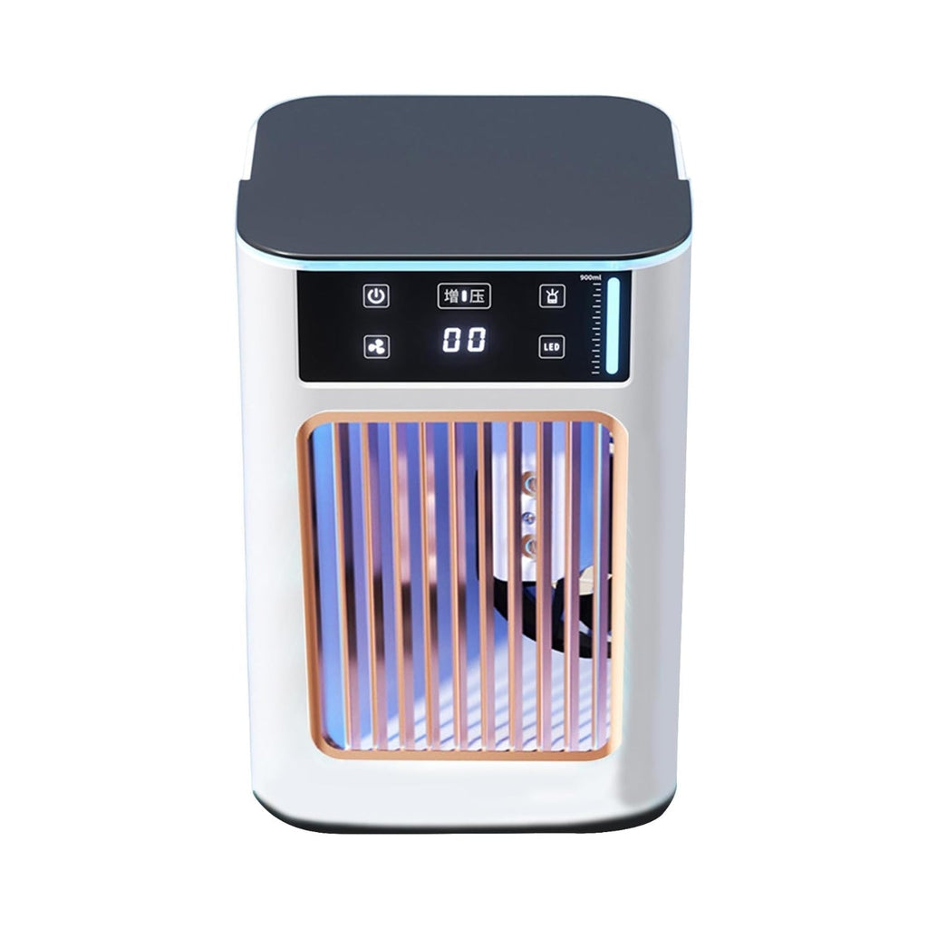 USB Mini Air Conditioner with Misting, 3 Speeds, and Personal Cooling