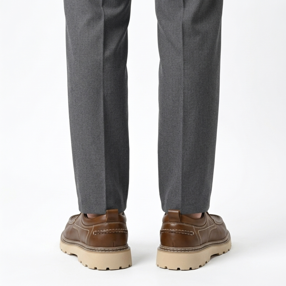 Chaussures cuir sans lacets — semelle robuste et flexible — quotidien