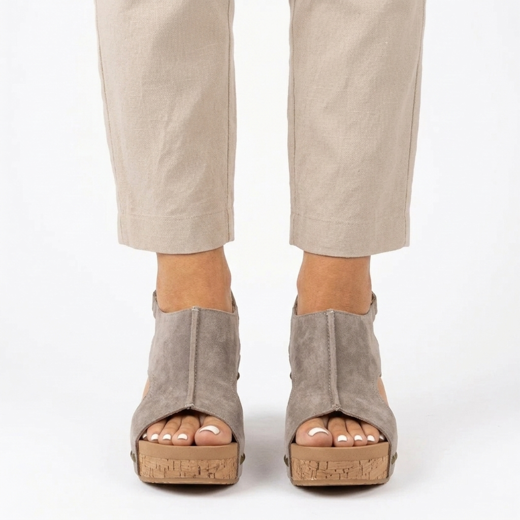 Nu-pieds plateforme femme — bride ajustable et clous — loisirs