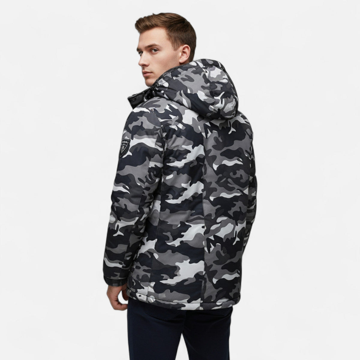 Ancienne Monde | Parka Homme Hiver Imperméable à Doublure Polaire