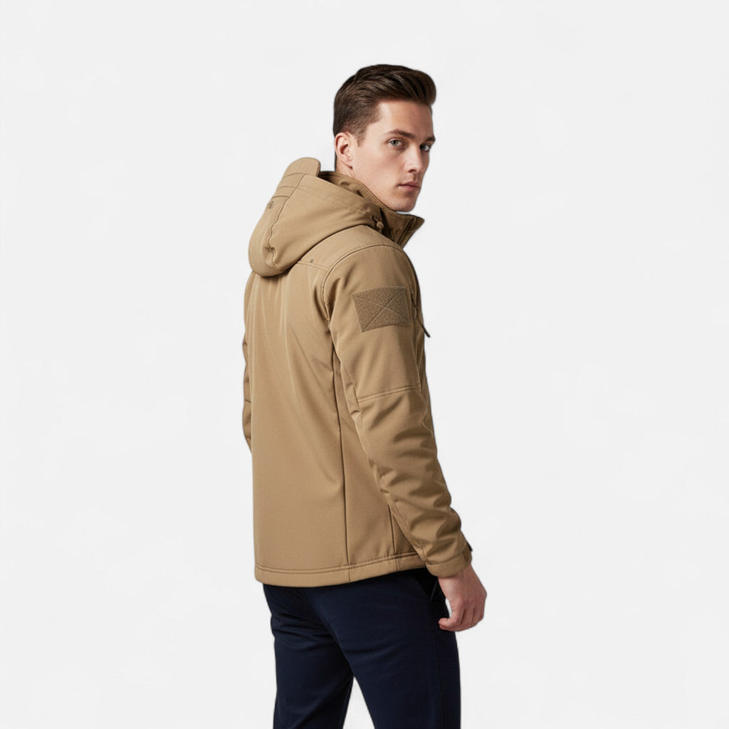 Ancienne Monde | Veste Softshell Homme Imperméable à Capuche