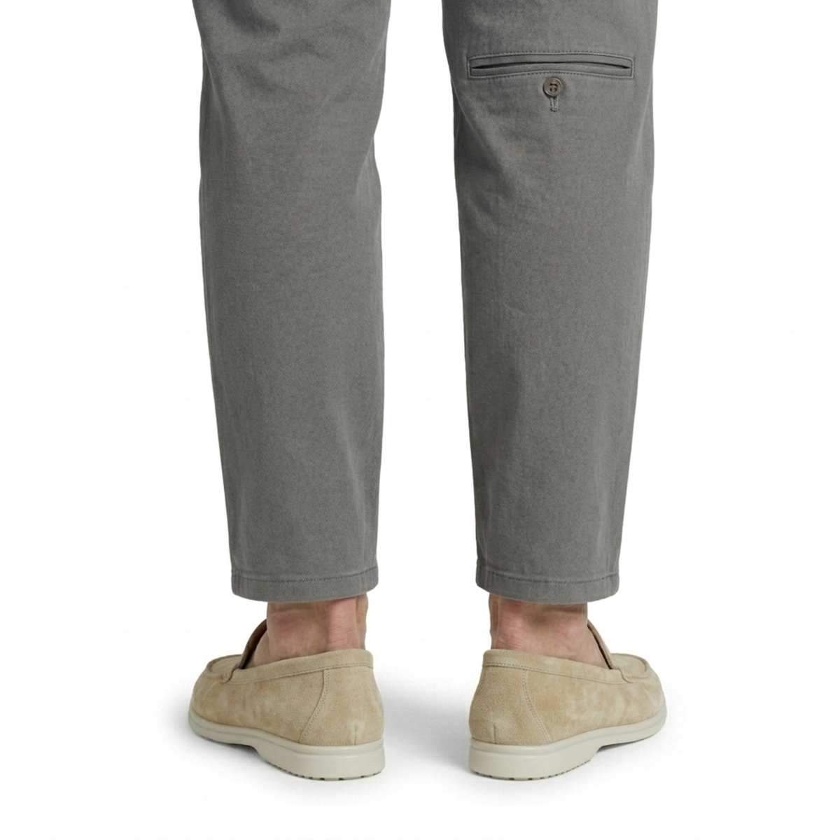 Mocassins homme en daim — semelle légère et flexible — bureau et usage quotidien