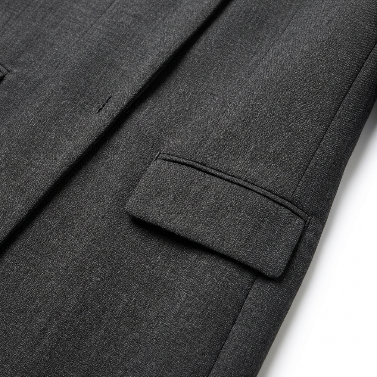 Blazer en Polyester Femme – Asymétrique et Bouton Unique Coupe Ajustée
