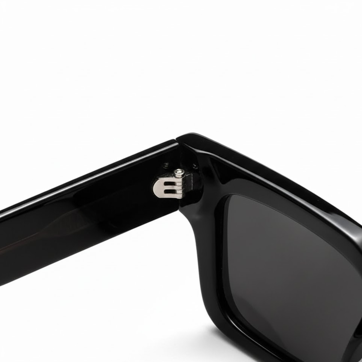 Lunettes de soleil carrées monture épaisse protection UV400 verres TAC unisexe