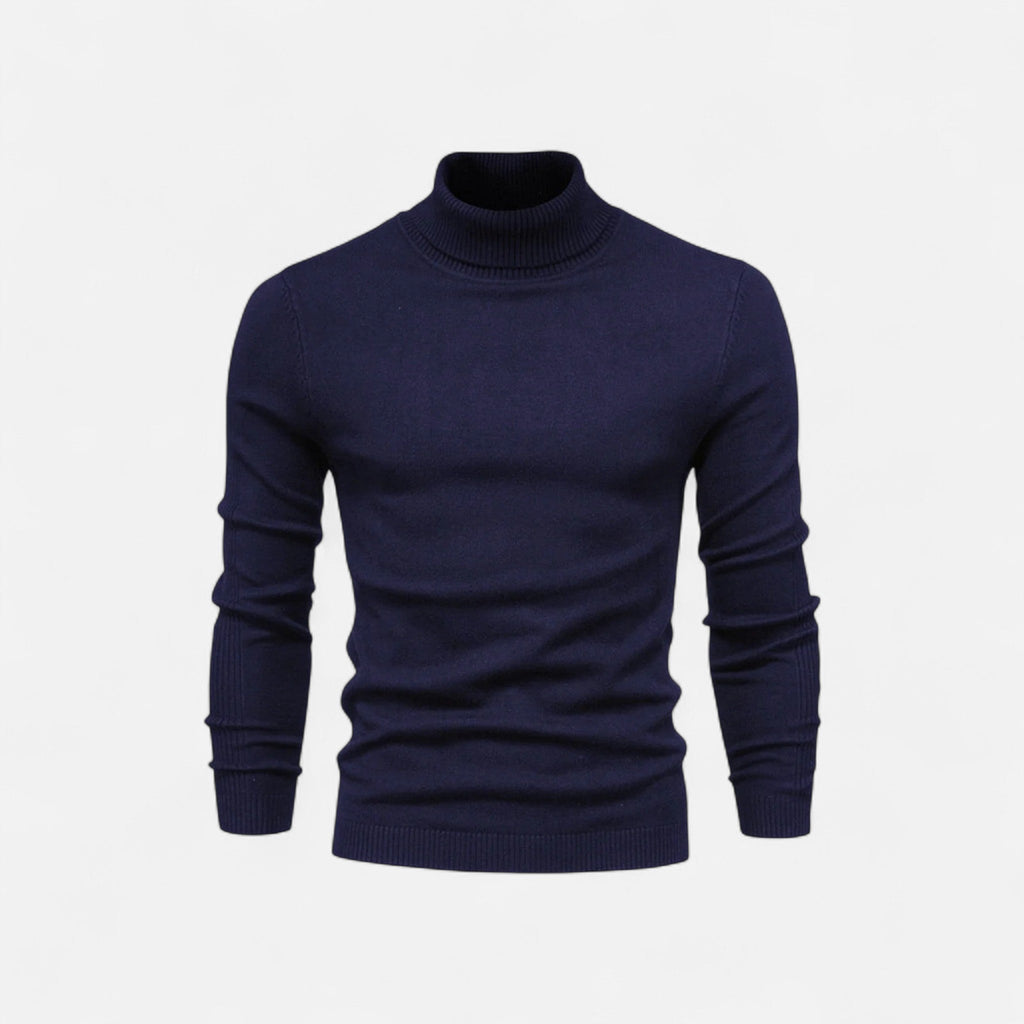 Ancienne Monde | Pull Col Roulé Homme en Coton Premium