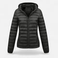 Doudoune en Nylon Femme – Capuche et Poches Latérales Coupe Légère