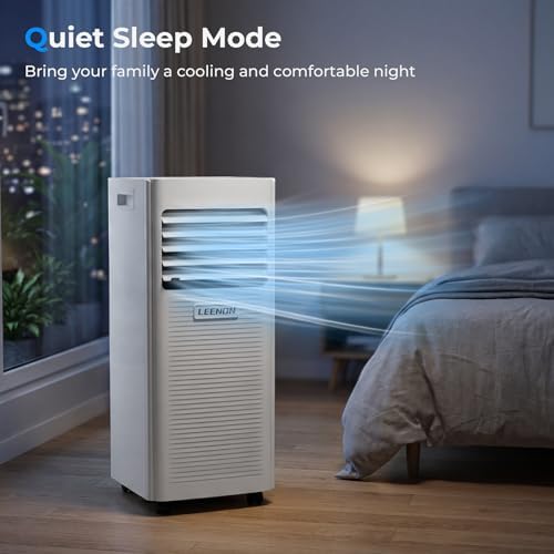 Climatiseur Mobile 3-en-1 9000 BTU avec Ventilation et Déshumidification
