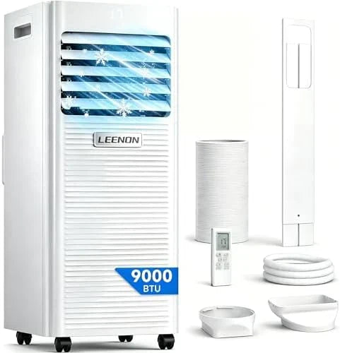 Climatiseur Mobile 3-en-1 9000 BTU avec Ventilation et Déshumidification