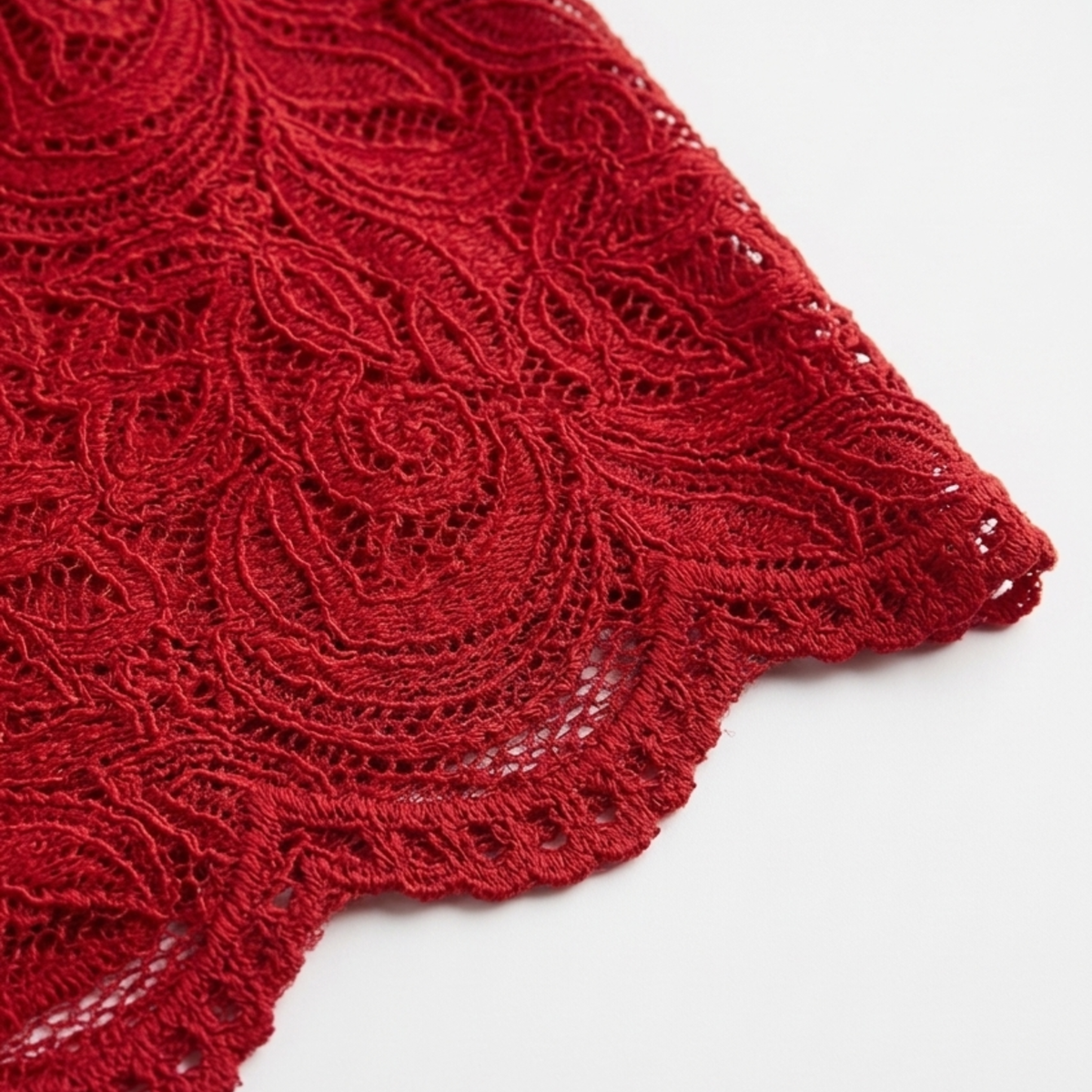 Ensemble crop top en dentelle et jupe sirène femme — soirée et fête