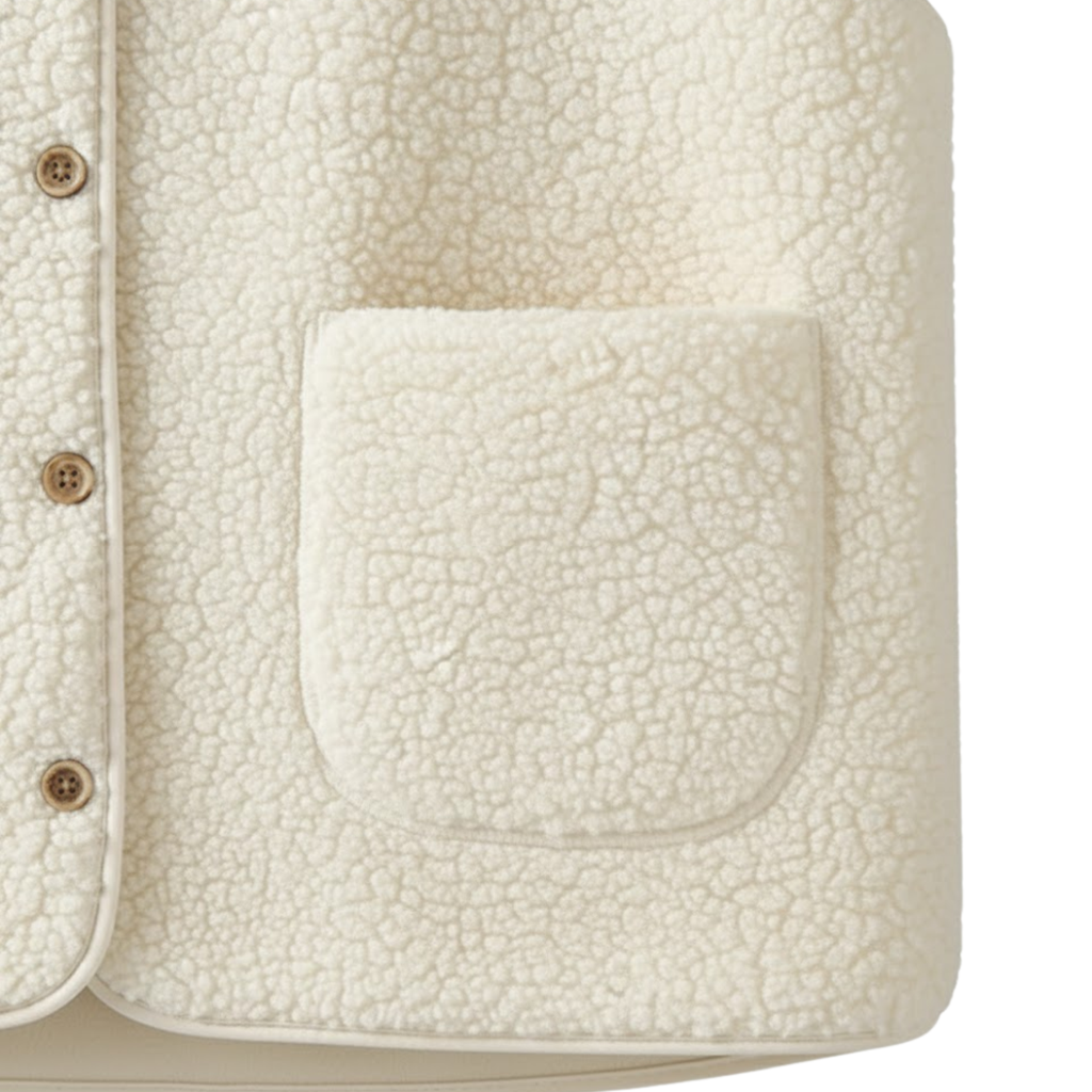 Gilet Femme en Polaire Teddy Sans Manches Veste Extérieure
