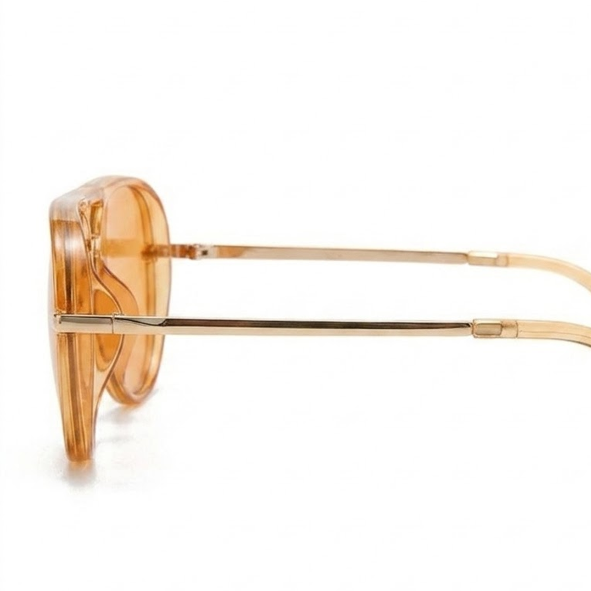 Lunettes Aviateur Translucides avec Double Pont et Verres Dégradés Protection UV