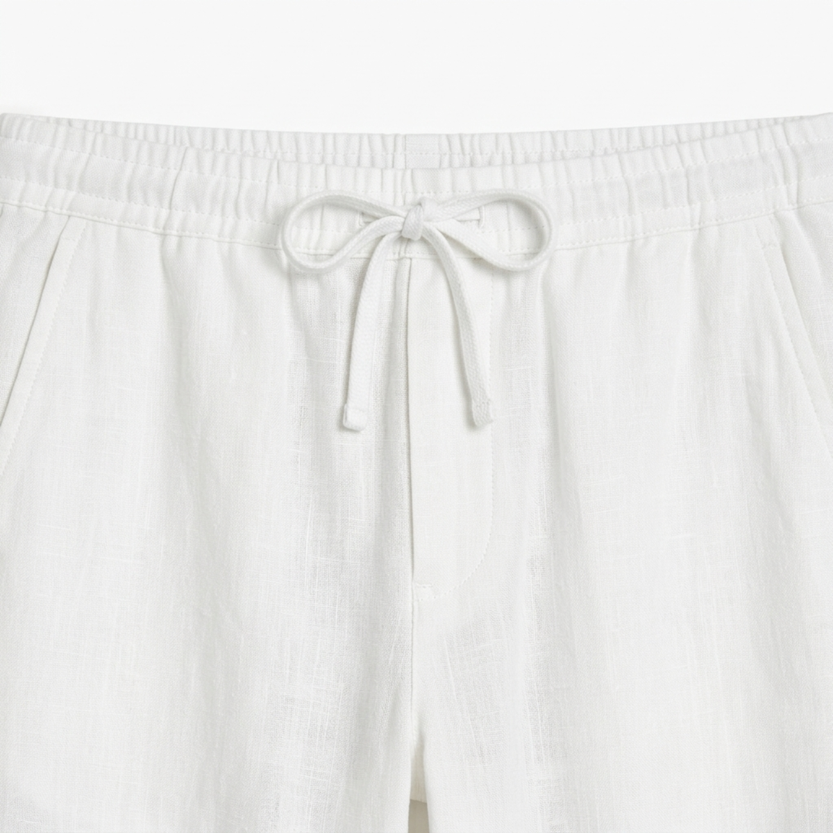 Pantalon large en lin homme — mélange coton — vacances et été