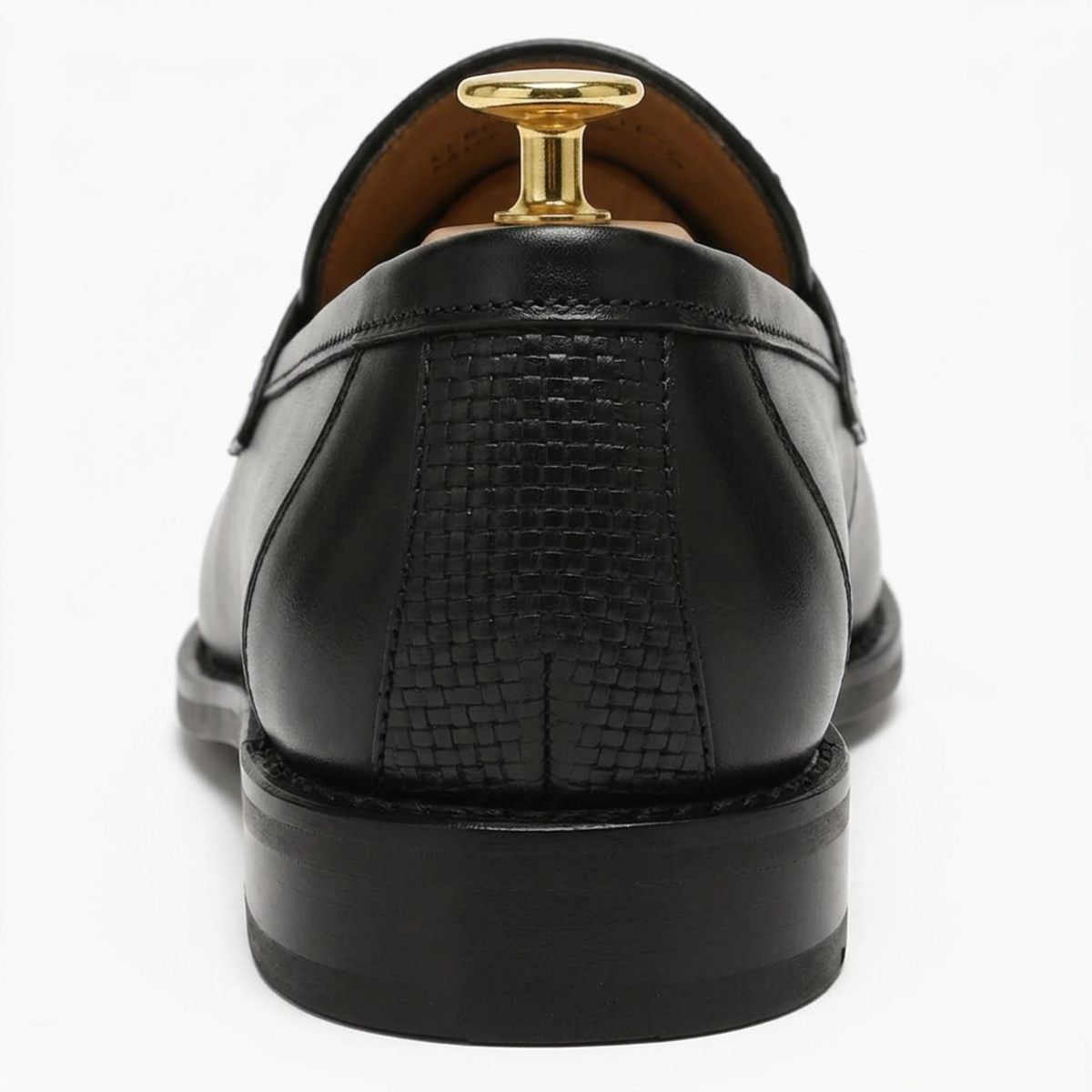 Souliers tressés homme — mocassins slip-on pour le bureau