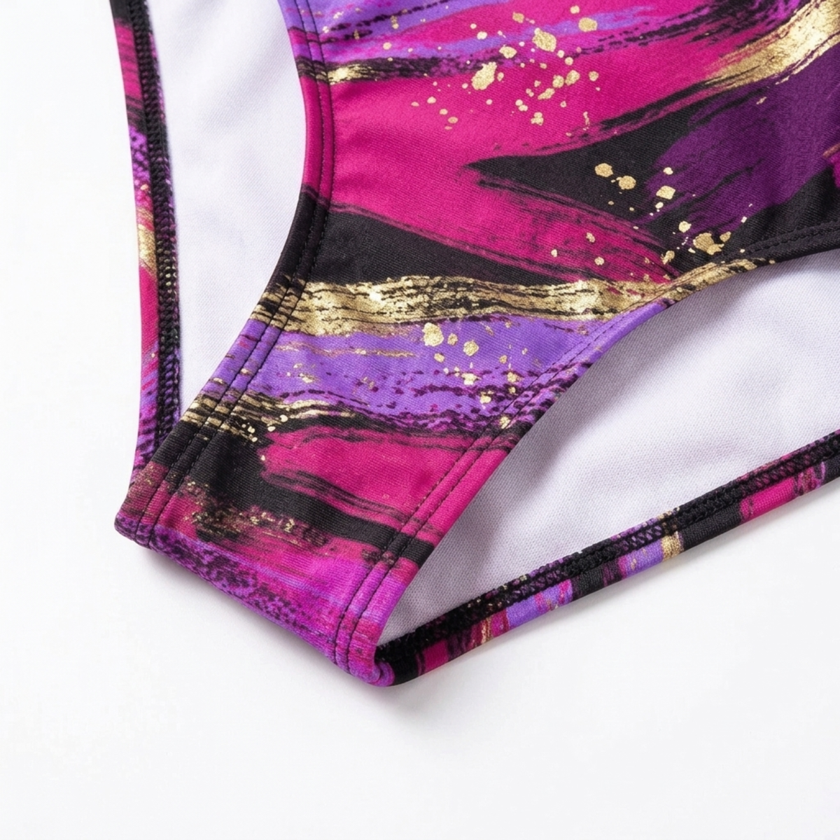 Maillot de bain femme — gainant col carré — vacances et piscine