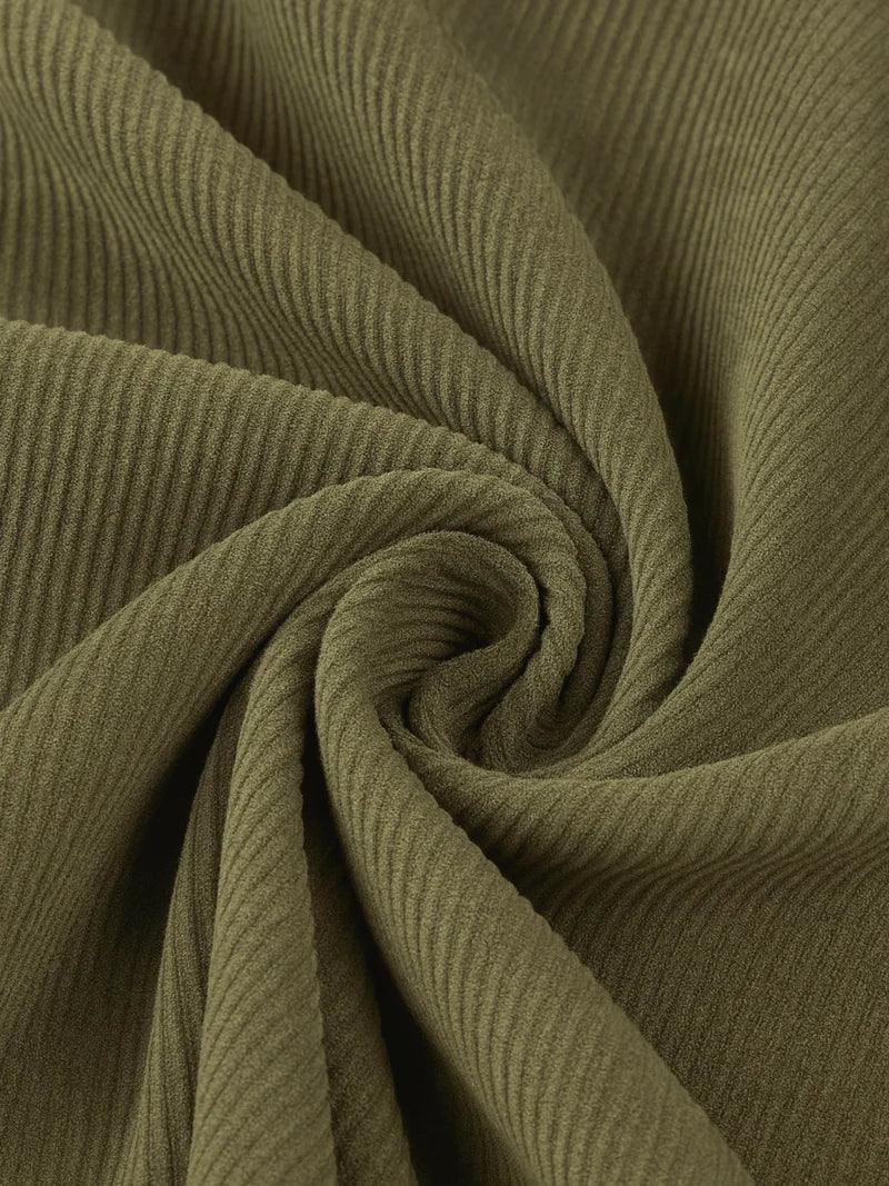 Gilet de maternité en velours côtelé boutonné